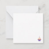 お使いのSweet sixteenひな形ノートカード ノートカード (裏面)