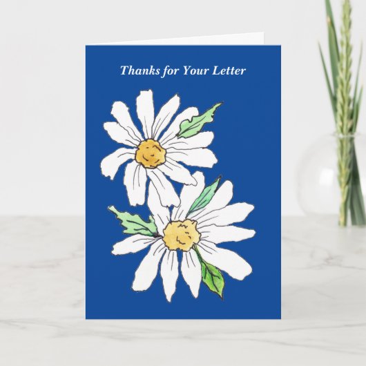 お便りを頂いてとてもうれしい カード (正面)