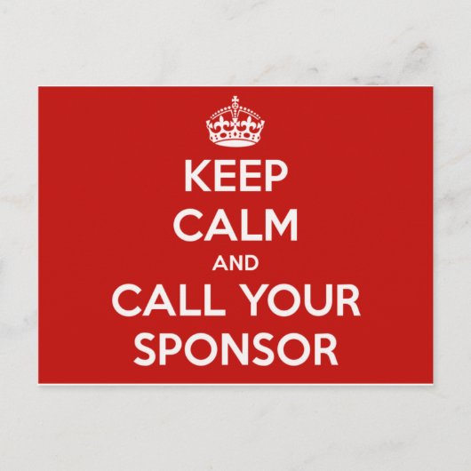 お保しのスポンサーに電話する ポストカード (正面)