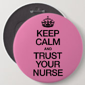 お保となしくナース 缶バッジ (正面&裏面)