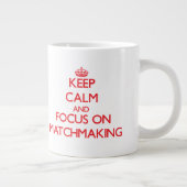 お保となしく仲間に集中 ジャンボコーヒーマグカップ (右)