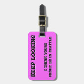 お保前の姿は ラゲッジタグ (正面縦)