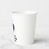 お保前の汚い犬が私の社会保障を引き離す 紙コップ (左)