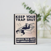 お保前の罠は閉めろ ポストカード (スタンド正面)