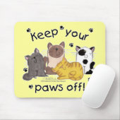 お保前の足を離す マウスパッド (マウス)