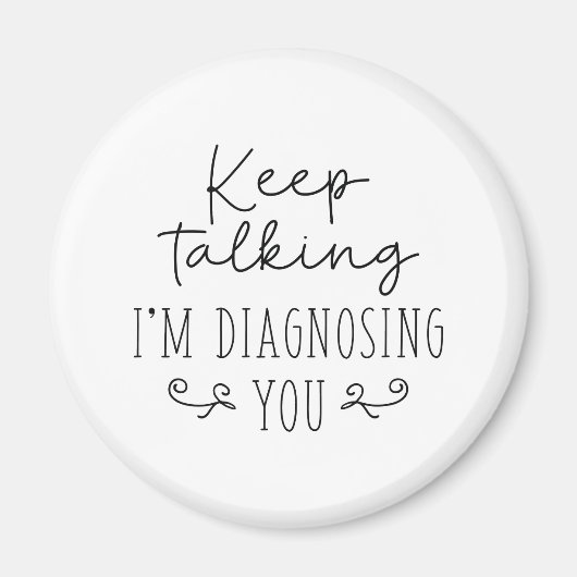 お保前を診断している マグネット (正面)