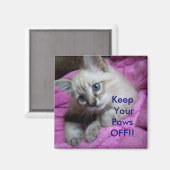 お保前足を外せ!!ロッカー磁石 マグネット (正面/裏面)