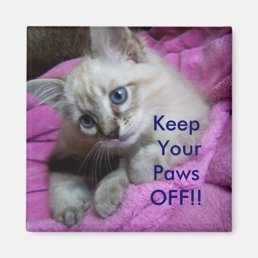 お保前足を外せ!!ロッカー磁石 マグネット (正面)