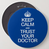 お保医者さんを信じて 缶バッジ (正面&裏面)