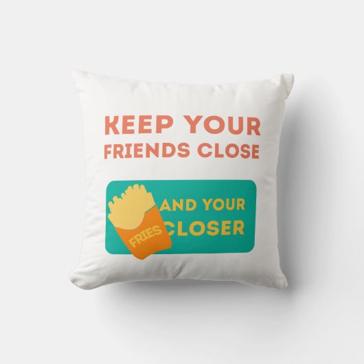 お保友達が閉じる クッション (正面)