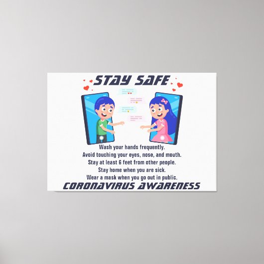 お保客様ご自身のデザイン – キャンバス（光沢） キャンバスプリント (正面)