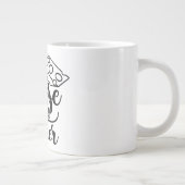 お保客様ご自身のデザイン – ギフトジャンボマグ ジャンボコーヒーマグカップ (右)