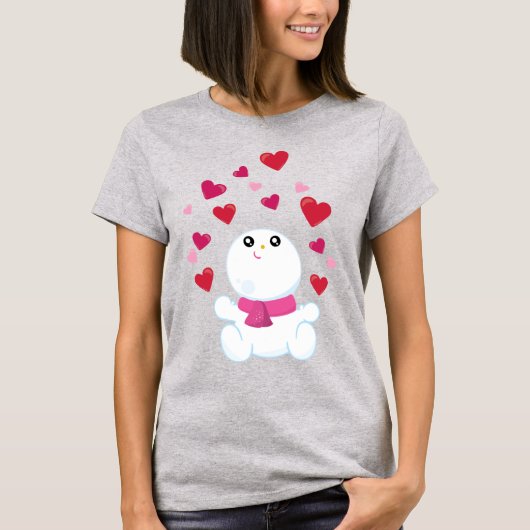 お保客様ご自身のデザイン – 女性のTシャツ Tシャツ (正面)