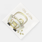 お保客様ご自身のデザイン – 標準カクテルナプキンス (コーナー)