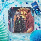 お保客様ご自身のデザイン-紙プレート9" ペーパープレート (パーティー)