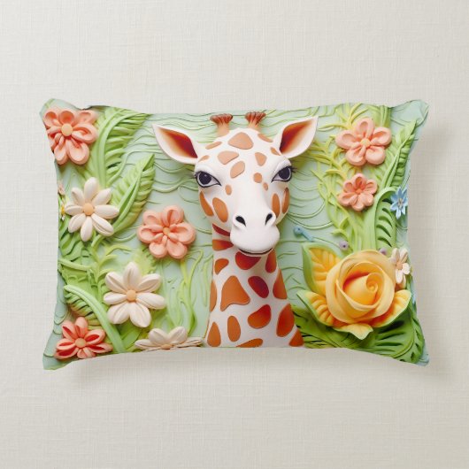 お保客様ご自身のデザイン- Large Trinketトレイ アクセントクッション (正面)