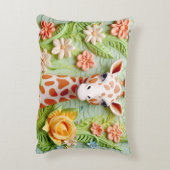 お保客様ご自身のデザイン- Large Trinketトレイ アクセントクッション (裏面(縦))