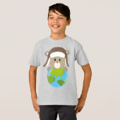 お保客様のデザイン – キッズの基本Tシャツ Tシャツ (正面フル)