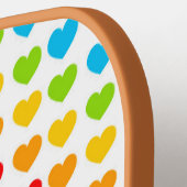 お保客様のデザイン – ピックボールパドル ピックルボールラケット (左詳細)