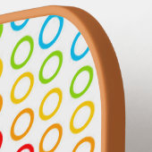 お保客様のデザイン – ピックボールパドル ピックルボールラケット (左詳細)