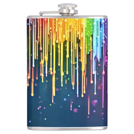 お保客様のデザイン フラスク (正面)