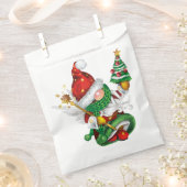 お保客様のデザイン – ホワイト優先バッグ フェイバーバッグ (クリップ留めされた状態)