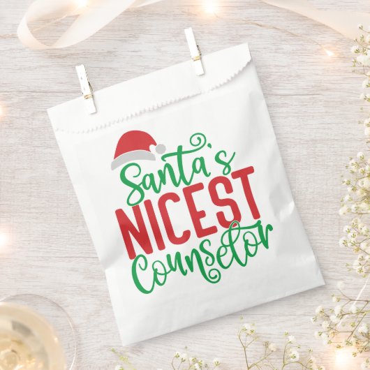 お保客様のデザイン – ホワイト優先バッグ フェイバーバッグ (クリップ留めされた状態)