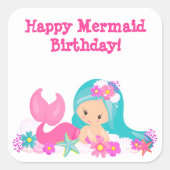 お保客様のデザイン – ボタンスクエアのステッカー スクエアシール (正面)