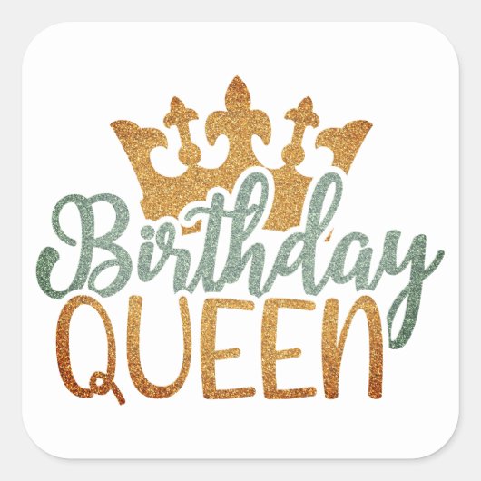 お保客様のデザイン – ボタンスクエアのステッカー スクエアシール (正面)