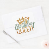 お保客様のデザイン – ボタンスクエアのステッカー スクエアシール (封筒)