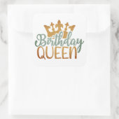 お保客様のデザイン – ボタンスクエアのステッカー スクエアシール (バッグ)