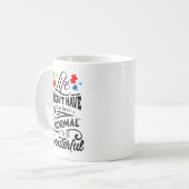 お保客様のデザイン – モーフィングマグ コーヒーマグカップ (正面左)