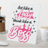 お保客様のデザイン: 台座サイン (インサイチュ)