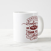 お保客様のデザイン-Jumbo Mag ジャンボコーヒーマグカップ (正面右)