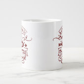 お保客様のデザイン-Jumbo Mag ジャンボコーヒーマグカップ (正面)