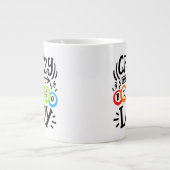 お保客様のデザイン-Jumbo Mag ジャンボコーヒーマグカップ (正面)