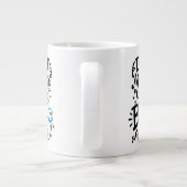 お保客様のデザイン-Jumbo Mag ジャンボコーヒーマグカップ (裏面)