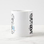 お保客様のデザイン-Jumbo Mag ジャンボコーヒーマグカップ (正面)