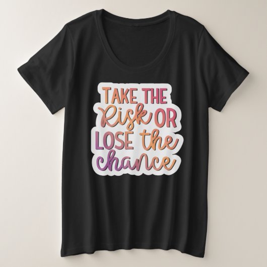 お保客様のデザイン- Plus-Size Basic T-Shirt プラスサイズTシャツ (デザイン正面)