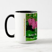 お保客様のハートの純粋で集中した意図 マグカップ (左)