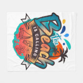 お保客様のフリースブランケット50"x60"をデザインする フリースブランケット (正面(横))