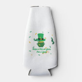 お保客様のポットの金ゴールドの帽子 ボトルクーラー (正面)