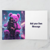 お保客様の折り畳みグリーティングカードを作成する カード (内部)