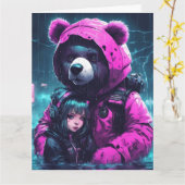 お保客様の折り畳みグリーティングカードを作成する カード (黄色い花)