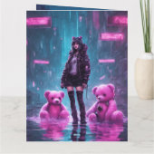 お保客様の折り畳みグリーティングカードを作成する カード (裏面)