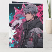 お保客様の折り畳みグリーティングカードを作成する カード (裏面)