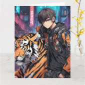 お保客様の折り畳みグリーティングカードを作成する カード (黄色い花)