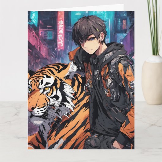 お保客様の折り畳みグリーティングカードを作成する カード (正面)