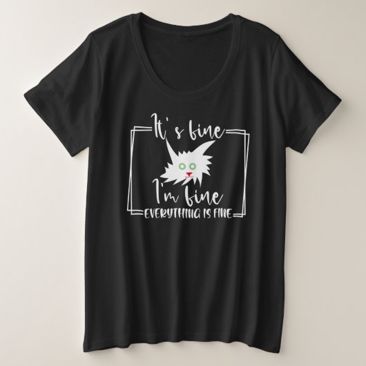お保客様のTシャツ プラスサイズTシャツ (デザイン正面)