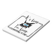 お保客様自身のデザイン – メモ帳 (回転)